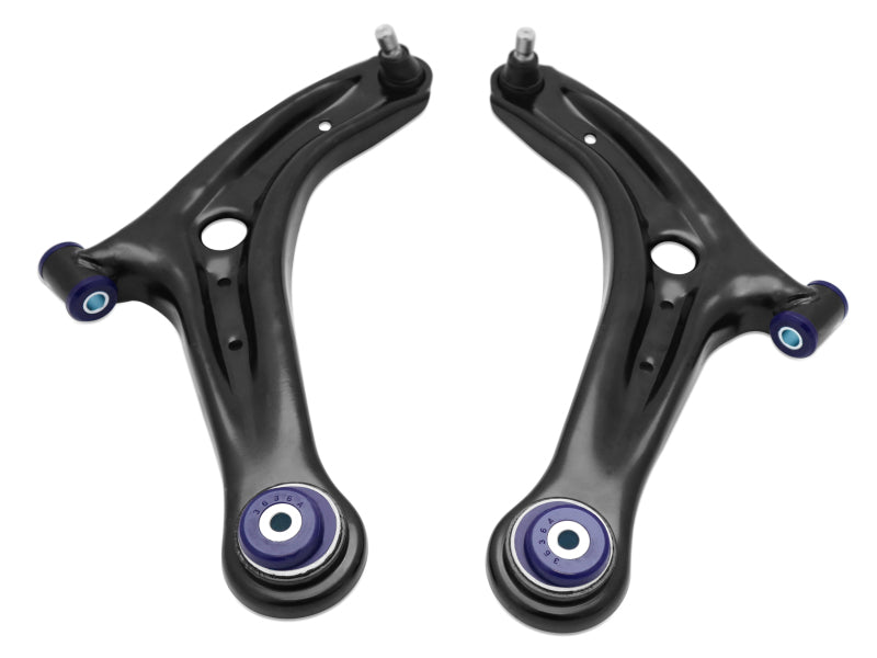 Superpro 13-17 Ford Fiesta Complete Front Lower Control Arm Kit (Caster Increase)