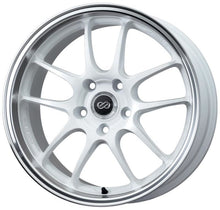 Load image into Gallery viewer, Enkei PF01SS 17x9 5x114.3 60mm Offset 75mm Bore Diameter White w/ Machined Lip Wheel