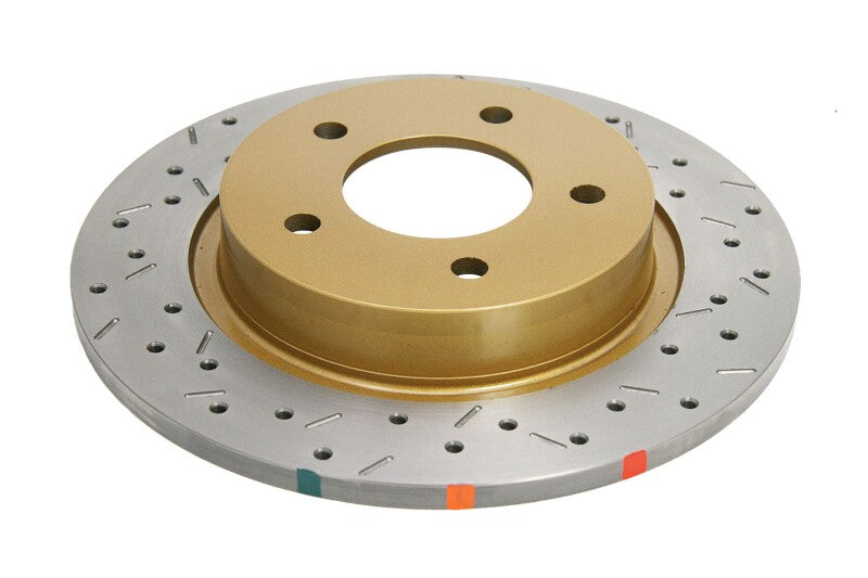 DBA 04-05 Mazda 3 2.3L / 06+ MazdaSpeed3 Rear Drilled & Slotted 4000 Series Rotor