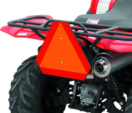 QuadBoss ATV Safety Emblem - Orange