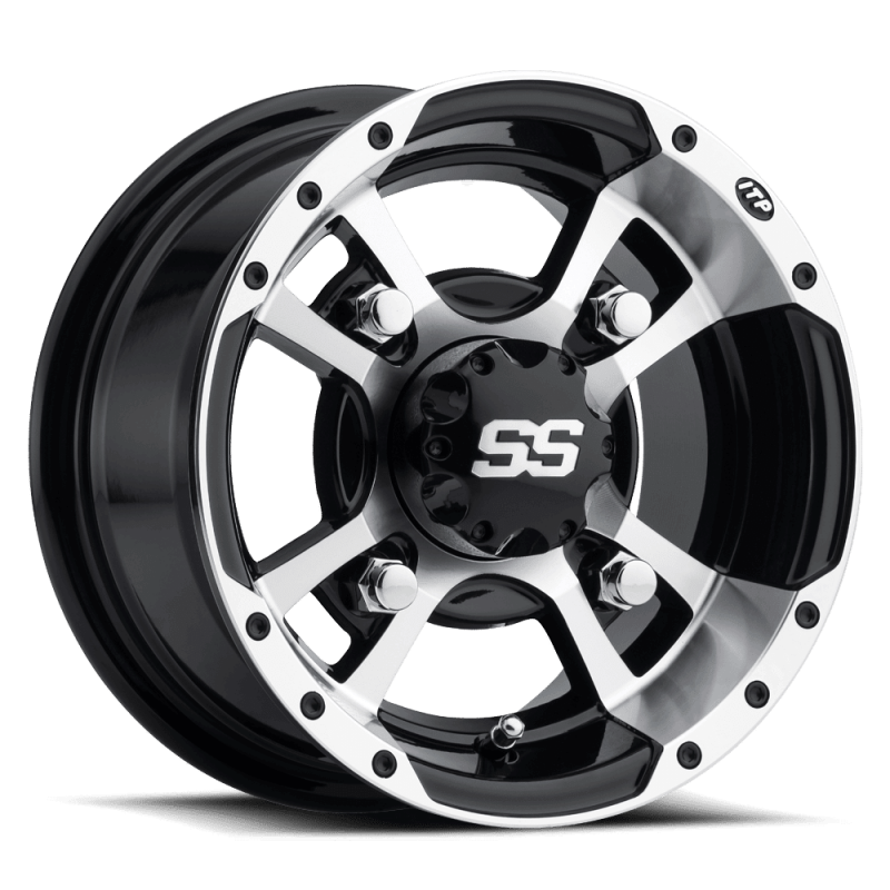 ITP SS 112 10x8 / 4x110 BP / 3+5 Offset Machined Wheel