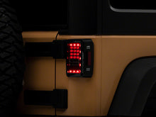 Load image into Gallery viewer, Raxiom 07-18 Jeep Wrangler JK Axial Series LED Tail Lights- Blk Housing (Clear Lens)