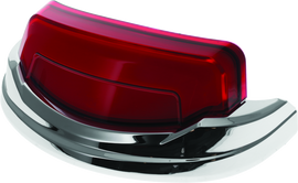 Kuryakyn Tracer Rear Fender Tip Light Chrome Red Lens