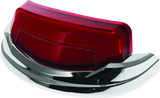 Kuryakyn Tracer Rear Fender Tip Light Chrome Red Lens