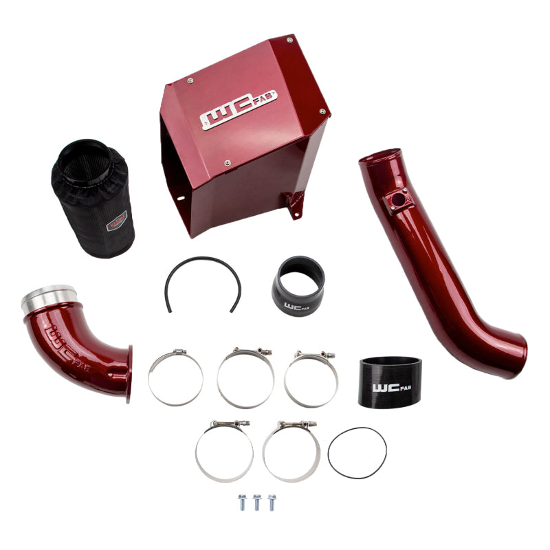 Wehrli 01-04 Duramax LB7 4in Intake Kit w/ Air Box Stage 2 - Sparkle Copper