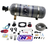 Nitrous Express LS Single Entry 90mm Plate Hardline System (50-400hp) w/12lb Bottle