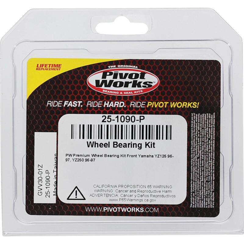 Pivot Works Yamaha Wheel Bearing Kit Premium Bearings