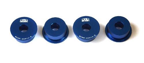 BLOX Racing Honda S2000 Steering Rack Rigid Bushing Kit - Black - GTR Auto