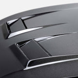 Seibon 2022-2023 Volkswagen Golf GTI/R DV-Style Carbon Fiber Hood