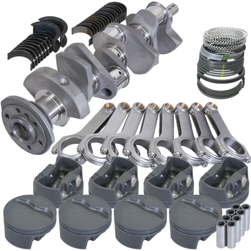 Eagle Chevy 350 3.500in Crank 6.000in H-Beam -5cc Flat Top 4.040in Pistons Rotating Assembly