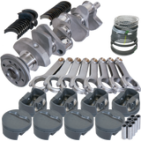 Eagle Chevy 350 3.500in Crank 6.000in H-Beam -5cc Flat Top 4.040in Pistons Rotating Assembly