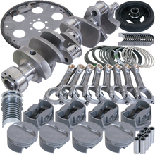 Load image into Gallery viewer, Eagle Chevy 350 1Pc 3.750in Crank 5.700in I-Beam Rod 4.040in Pistons 168 Tooth FP Balanced Assembly