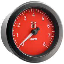 Load image into Gallery viewer, Autometer Stack Sport 88mm 0-8K RPM Tachometer - Red