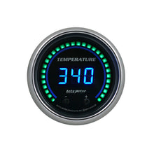 Load image into Gallery viewer, Autometer 52.4mm Black Switchable 60-340 Degrees F / 40-170 Degrees C Cobalt Elite Digital Gauge