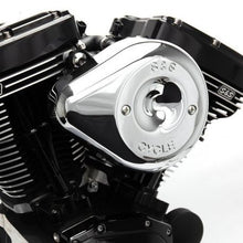 Load image into Gallery viewer, S&amp;S Cycle 2007+ XL Sportster Models w/ Stock EFI Stealth Air Cleaner Kit w/ Chrome Teardrop Cover