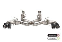 Load image into Gallery viewer, Corsa 2020-2025 Chevrolet Corvette C8 RWD 3in Delete 4 Valve Cat-Back w/NPP w/4.5in CF Polished Tips
