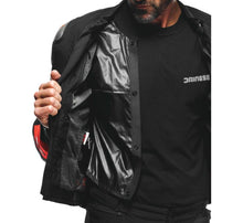Load image into Gallery viewer, Dainese Energyca Air Tex Jacket Black/Fluorescent-Red Size - 50