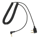 Rugged Radios Rugged and Kenwood Radio - Spotter Headset Listen Only Coil Cord
