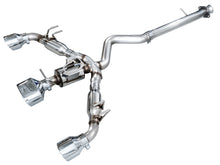 Load image into Gallery viewer, AWE 23-24 Toyota GR Corolla Track Edition Catback Exhaust - Chrome Silver Tips