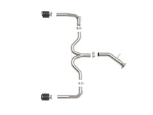 Load image into Gallery viewer, aFe Takeda 20-21 Kia Forte GT 1.6L (t) 3in to 2.5in SS Axle-Back Exhaust System w/ Carbon Fiber Tips