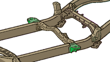 Load image into Gallery viewer, Rust Buster 95-04 Toyota Tacoma Rear Cab Mount - RIde Side