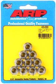 ARP M8 X 1.00 (M10 wr) SS 12pt nut kit