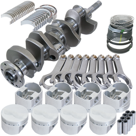 Eagle Ford FE 3.980in Crank 6.490in H-Beam -5cc Flat Top 4.080in Pistons Rotating Assembly