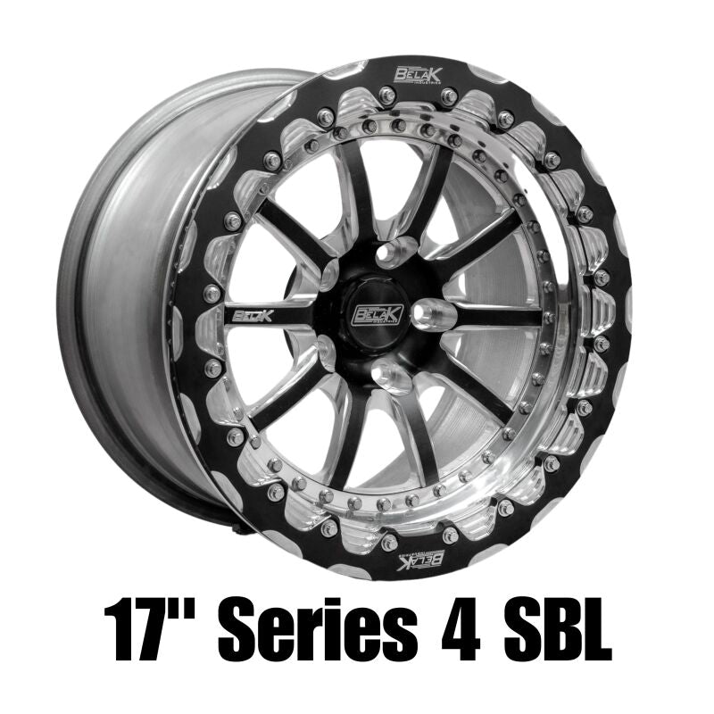 Belak 17x11 / 6.25in BS / 5x120 BP / High Pad / Series 4 Wheel - Non-Beadlock