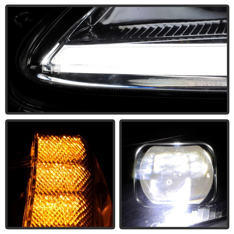 Spyder Apex Series 05-13 Chevrolet C6 Corvette Hi Powered LED Module Headlights