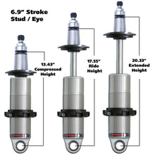 Load image into Gallery viewer, Ridetech Anodized HQ Coilover Shock Single Adjustable 6.9in Stroke / 2in Stud Mount - Single