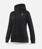 Akrapovic Womens Corpo Zip Hoodie Black - Large