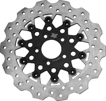 Load image into Gallery viewer, Twin Power 08-Up FLH FLT Rear 11.8 Scalloped Floating Rotor Black Mesh