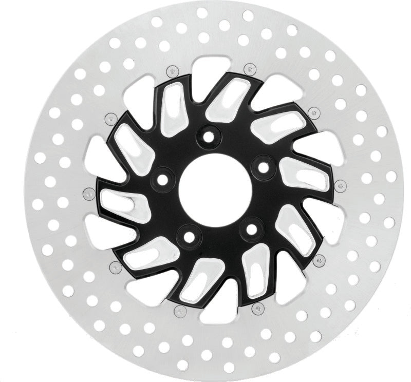 Performance Machine Disc/Carr 11.8 Supra Front Left - Contrast Cut Platinum