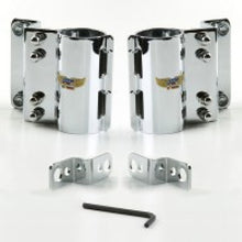 Load image into Gallery viewer, National Cycle 84-99 Yamaha XV750-1100 Wide Mount Chrome Kit