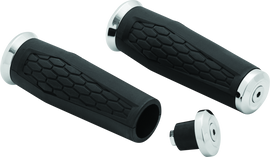 Kuryakyn Hex Grips 7/8inch Universal Chrome