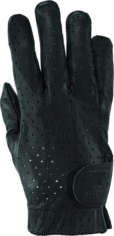 Kuryakyn Leather By River Road Tucson Leather Perforated Gloves Black - Large