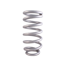 Load image into Gallery viewer, QA1 3-1/2in ID Tapered High Travel Pigtail Spring - 10in Length x 650lbs/in - Silver Powder Coated