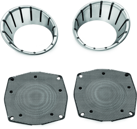 Kuryakyn LED Speaker Bezels 96-13 Touring Models Chrome