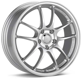 Enkei PF01 18x8 5x114.3 45mm offset Silver Wheel 08-10 Subaru STI/06-10 Civic Si