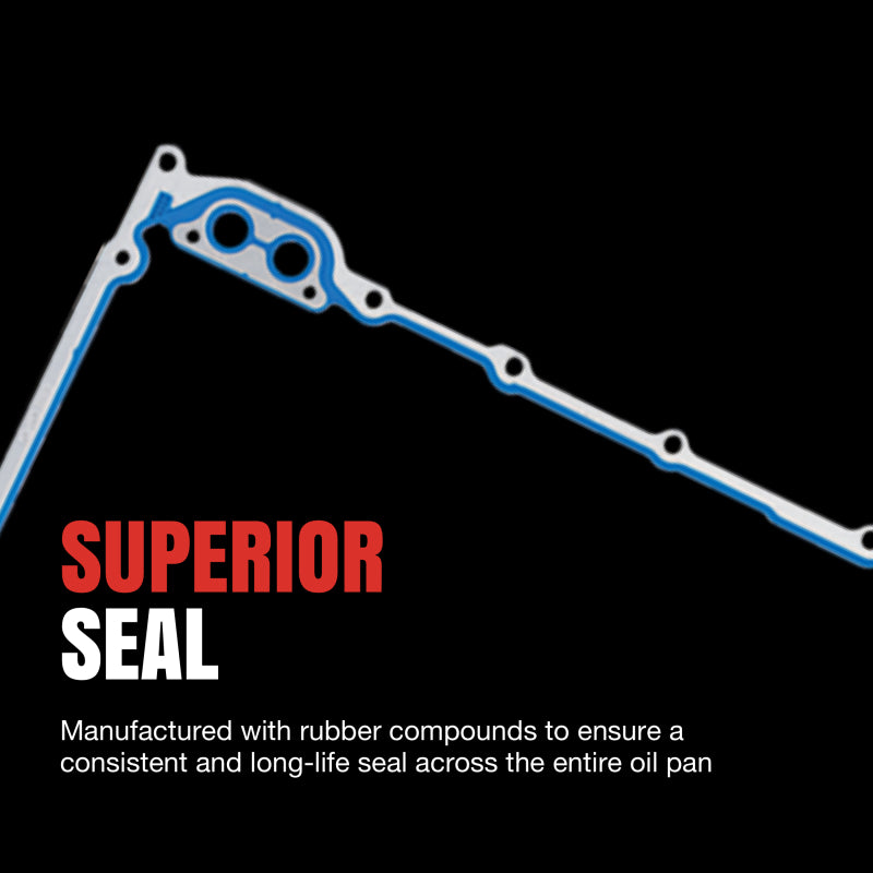 Fel-Pro Saab 9-3 OS 30809 Engine Oil Pan Gasket Set 20 Bolt Hole One Piece Gasket
