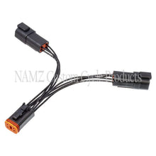 Load image into Gallery viewer, NAMZ 94-11 V-Twin Touring &amp; Trike Models Plug-N-Play Power Port Y-Adapter