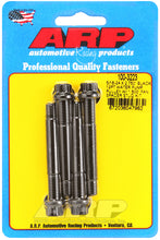 Load image into Gallery viewer, ARP 5/16-24 X 2.750 black 12pt water pump pulley w/ 1.500in fan spacer stud kit