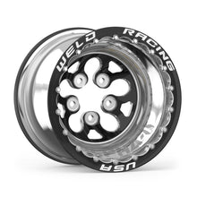 Load image into Gallery viewer, Weld Alpha-1 15x16 / 5x4.75 BP / 5in. BS Black Wheel - Black Double Beadlock