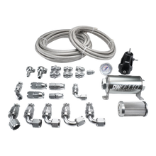 Load image into Gallery viewer, DeatschWerks X2 Series Pump Hanger -8AN Feed w/ -6AN Return PTFE Plumbing Kit for 92-00 Honda Civic