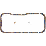 Fel-Pro Nissan Sentra OS 30619 C Engine Oil Pan Gasket Set Blue Stripe cork-rubber