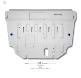 Rival 2022-2025 Ford Maverick  Aluminum Engine Skid Plate
