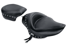 Load image into Gallery viewer, Mustang 04-21 Harley Sportster Standard Touring Passenger Seat w/Studs - Black