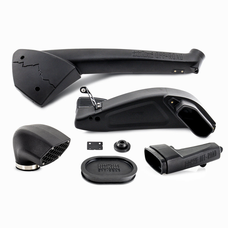 Borne Off-Road 17-20 Ford F-150 Raptor 3.5L EcoBoost Snorkel - Micro-Wrinkle Black