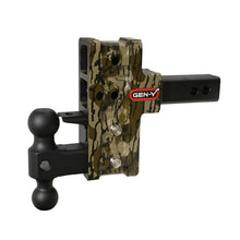 Load image into Gallery viewer, Gen-Y Mega Duty 2in Shank 5in Offset Drop 1.5K TW 10K Hitch w/GH-031 Dual-Ball - Mossy Oak