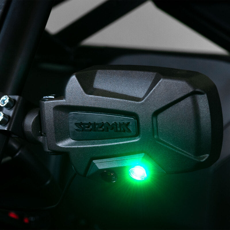Seizmik 04+ Can Am/ Hon/ Kaw/ Polaris/ Yamaha Pursuit Night Vision LED Sideview Mirror 2 in.